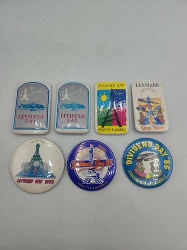 Kings Island Procter & Gamble P & G Dividend Day Pin Button Lot 7 Hanna Barbera - Picture 1 of 9