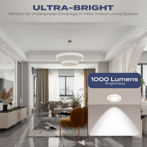 24 Pack 6 Inch Flush Mount Ceiling Light, Recessed lighting, LED Disk Lights,... - Picture 2 of 8