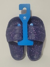 Adidas Adilette 22 W Size 8 Purple With Pink Speckles Cosmos Slides