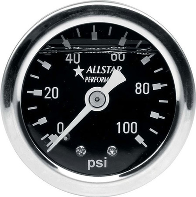 #ad Allstar Performance ALL80206 Pressure Gauge 0 100 psi Mechanical Analog $31.99