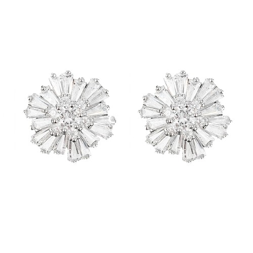 Flower Alloy Crystal Rhinestone Buttons Sewing Decorative Buttons DIY - Picture 4 of 9
