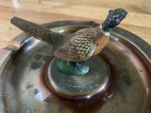 Vintage Pheasant Ashtray, Please Look At All Pictures. - Picture 5 of 9