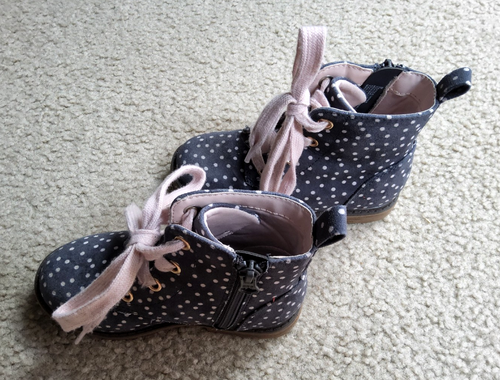 Lot of 2 Pairs Toddler Girls Boots Size 9 Shoes Cat & Jack Amaya Giovanna Zipper - Picture 5 of 13