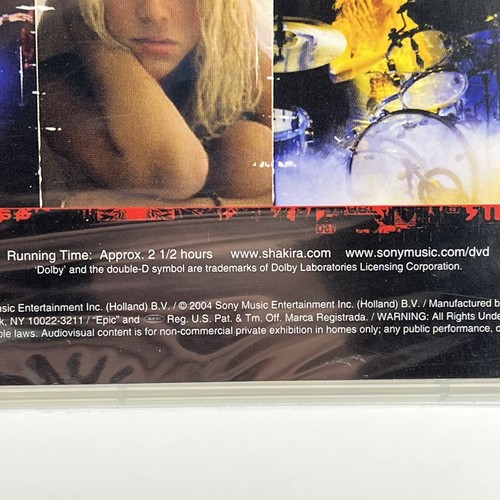 Shakira - Live & Off The Record (2-Disc Set, DVD & CD, 2004) Brand New Sealed - Picture 5 of 7