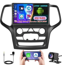 [2+64G] Hikity Android 13 Car Stereo for Jeep Grand Cherokee 2014-2020
