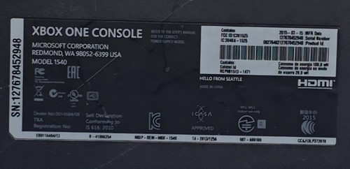 Microsoft Xbox One 1TB Black Home Console, Tested & Working - Picture 4 of 5