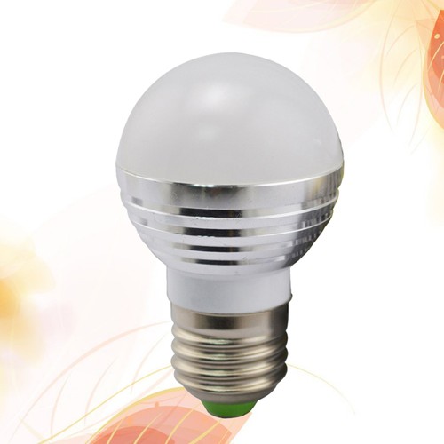 E27 3W RGB Smart Light Bulb Dimmable RGB LED Bulb with Remote - Picture 8 of 8