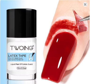 15mlNail Peel Off Liquid Anti-Overflow Glue Edge Latex Tape, Nagelmilchpad Peeling