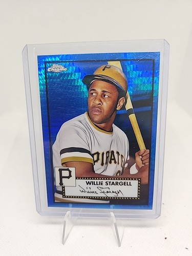 2021 Topps Chrome Platinum Anniversary Willie Stargell Blue Prism Refractor #672