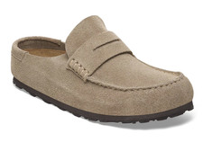 Birkenstock New w/Box Naples Wrapped Taupe Suede Leather US 13-13.5 Regular/Wide