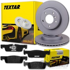 TEXTAR BREMSSCHEIBEN + BELÄGE VORNE passend für RENAULT TWINGO 3 + SMART 453