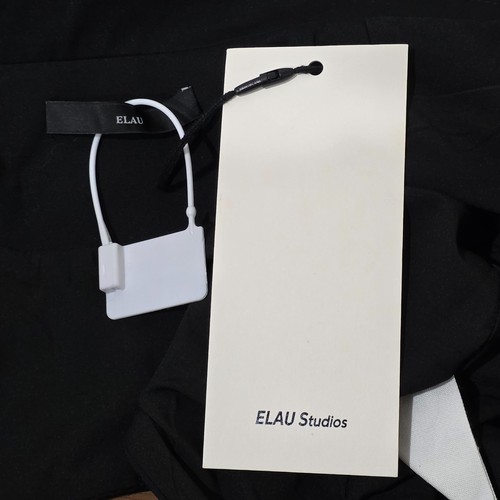 Elau Studios Jacket AUS M/12 US 8 Black NEW Cropped Blazer Tuxedo Long Sleeve - Picture 6 of 7