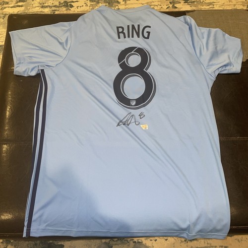 Alex Ring New York City FC Autographed Blue 2019 Adidas Replica Jersey - Picture 5 of 8