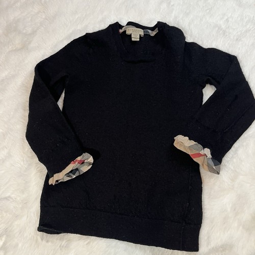 Burberry Brit 100% Merino Wool sweater 3/4 Sleeve Girls Size XS 4-5 Years - Picture 12 of 16