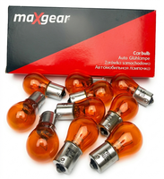 10X PY21W BAU15S 12V Amber GlüHlampe Birne Soffitte Beleuchtung Auto Lampe