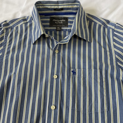 Men’s Abercrombie Long Sleeve Button Up Muscle XL, Flaws - Picture 5 of 19