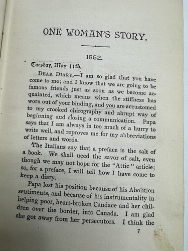 One Woman's Story by Ella A. Lutz 1895 Illustrated Hardcover 1st Edition - Imagen 12 de 13