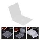 60 Pcs  Transparent Single CD DVD Case Boxes Slim Clear Storage Organizer