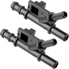 Black Automobile Water Pipe Joint 16264-21090 Water Hose Connector Durable Radia