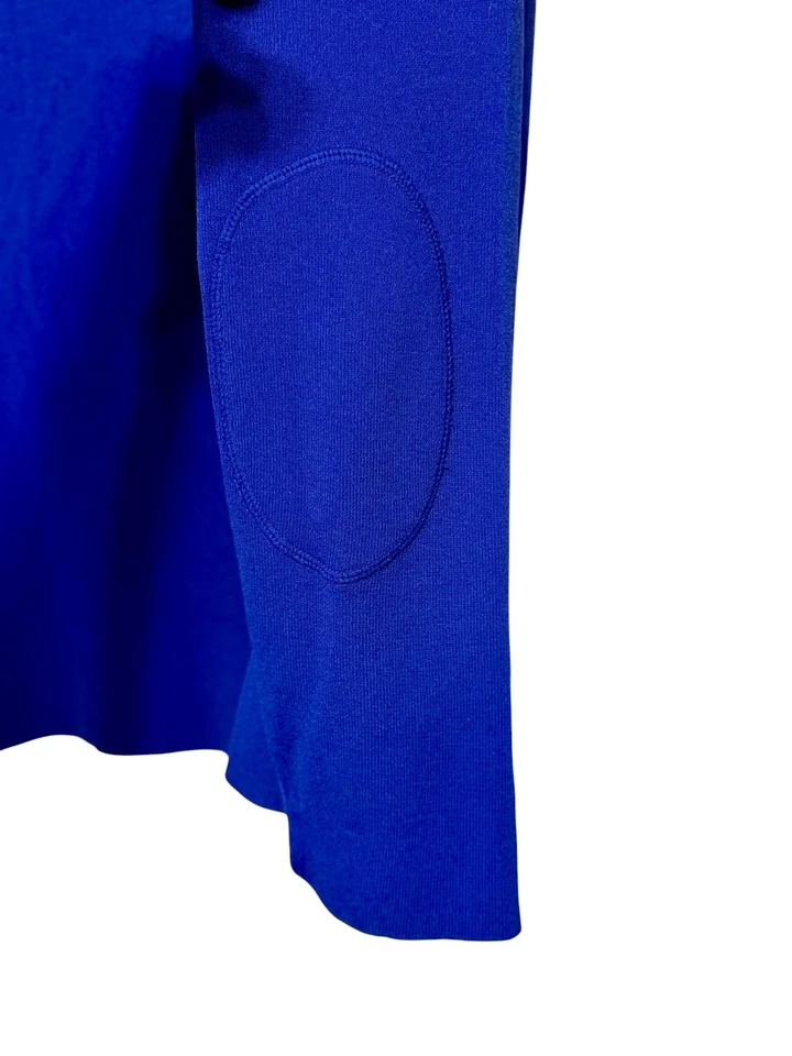 Chaqueta minimalista vintage diseño Chico para mujer talla 3 (XL) azul botón delantero Foto 4 de 4