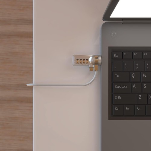 AISENS Security Cable with Combination Lock for Computer, Monitor, Laptop – 1.5 - Afbeelding 5 van 5