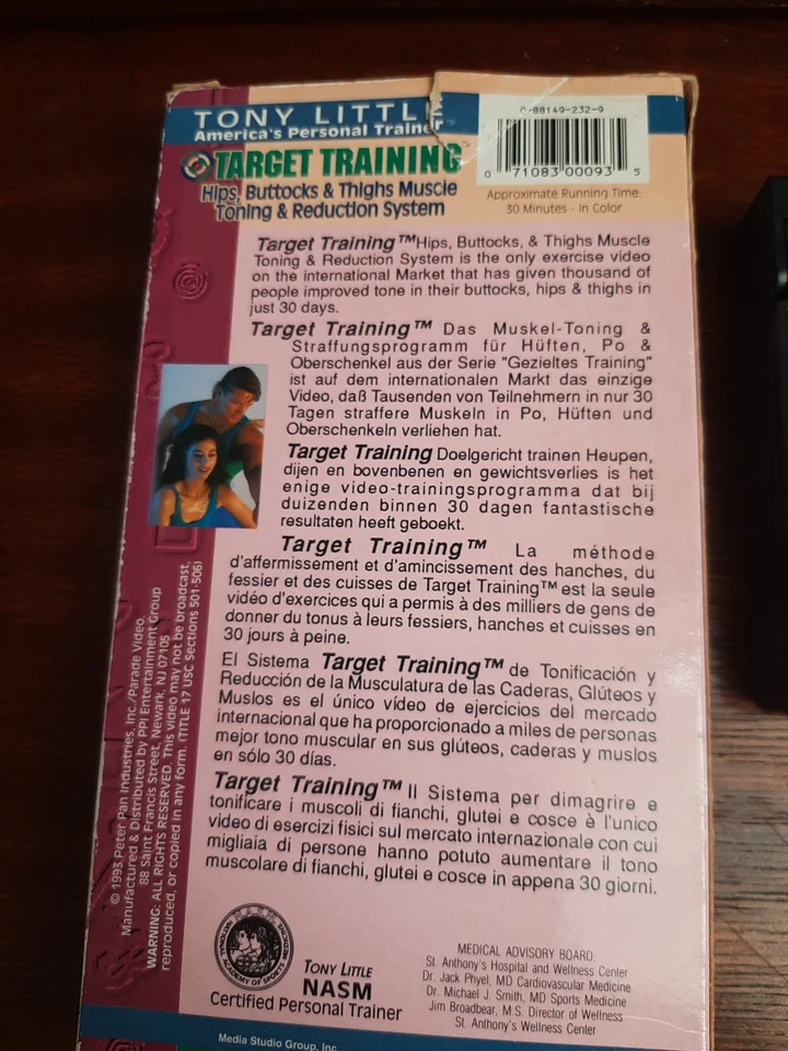Tony Little Target Training VHS Kassette - Bild 2 von 4