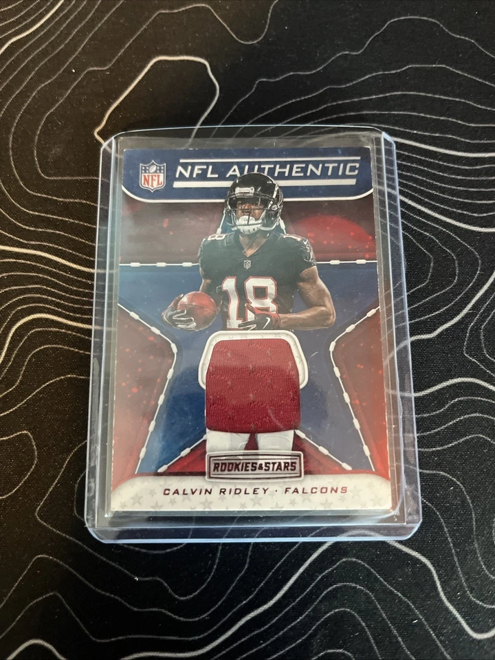 2019 NFL Authentic Panini rookies and stars Calvin Ridley player used patch. - Image 2 of 4