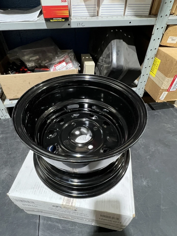 ITP Delta Black Steel Wheel Steel 12x7 - Image 4 of 4