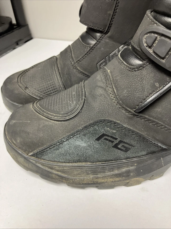 FirstGear Timbuktu Mens Waterproof Motorcycle Boots Black 10 - Image 3 of 4