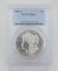 1882-S Morgan $1 Dollar Silver Dollar Coin PCGS MS63 San Francisco CN1024