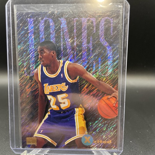 EDDIE JONES 1994-95 SKYBOX EMOTION XCITED INSERT #6 LAKERS SP - Picture 1 of 2