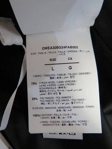 Off-White X Ac Milan 125th Anniversary Embroidered Varsity Jacket MSRP $3500 image 5