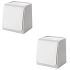 2 stücke Wandmontierter Mülleimer Can Mini Mülleimer Lagerung Eimer mit