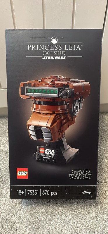 LEGO 75351 Star Wars Princess Leia Boushh Helmet New Sealed Box