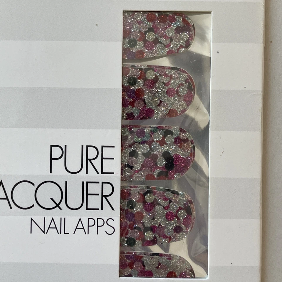 Opi Pure Lacquer Nail Apps-Pink & Silver Lace - Image 3 of 4