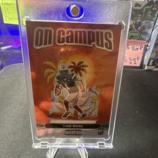 Panini 2025 Prizm Draft Picks Cam Ward On Campus Insert RC #OC-10