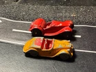 VINTAGE DUBLO DINKY TOYS # 062 SINGER ROADSTER DIECAST CAR ORANGE GPW 195 +