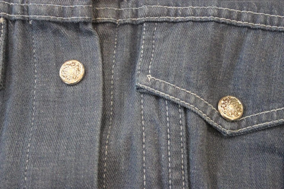 70s Vintage Boy Classic Denim Trucker Jacket Styled in California Size 34" Chest - Image 3 of 4