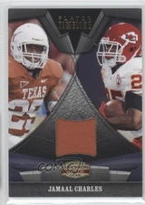 2009 Donruss Gridiron Gear Player Timeline Jerseys /250 Jamaal Charles #8