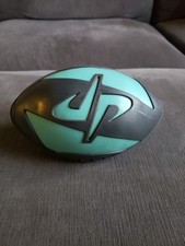 NERF Sports Dude Perfect Smash Ultra Grip Football Weatherproof Aqua Black