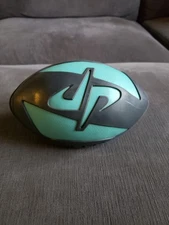 NERF Sports Dude Perfect Smash Ultra Grip Football Weatherproof Aqua Black