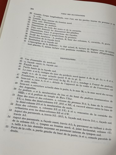 La Maison Carrée de Nîmes Vol I. Texte by Robert AMY & Pierre GROS PB CNRS 1979 - Picture 19 of 22