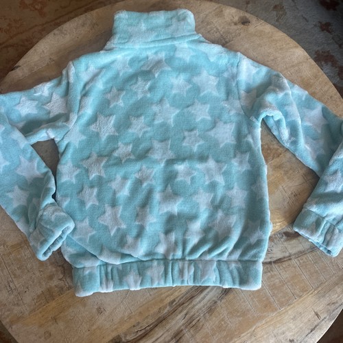 Swiss Alps Girls Full Zipper Size Medium 7/8 Mint Green And White Pockets - Picture 4 of 8