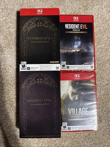 Nintendo Switch 2: Resident Evil 7 Biohazard Gold Edition + Village Gold Edition