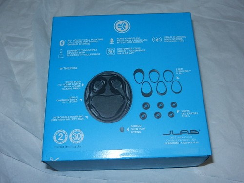 Neu JLab Work Buds True Wireless Bluetooth In-Ear Headset mit Boom Mikrofon Workbuds - Bild 2 von 10