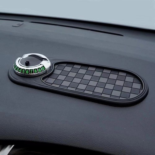 Multifunction Car Dashboard Anti-Slip Mat Auto Phone Holder & Parking Number - Photo 12 sur 15