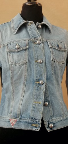 Giubbotto donna in jeans GUESS JEANS Tg S, Ottime condizioni, poco usato - Foto 2 di 6