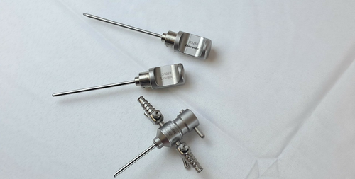 ConMed Linvatec Blunt & Sharp Obturator C3253 & C3255 & C3252 Dual Valve Cannula - Picture 4 of 6