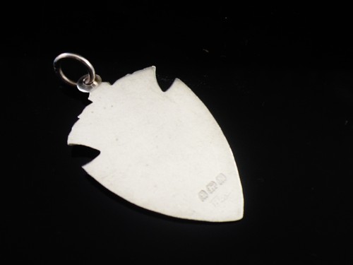 Sterling Silver Gold Pocket Watch Fob Medal, Birmingham 1928 - Picture 4 of 12