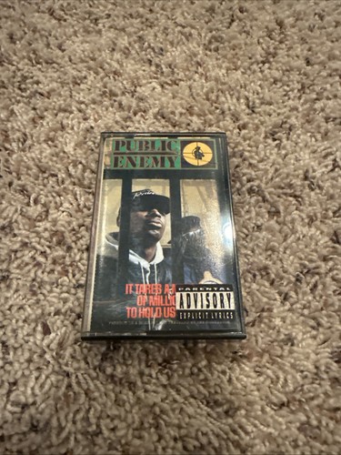 Public Enemy It Takes A Nation Of Millions To Hold Us Back Cassette Tape 1988